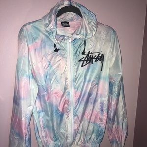 Cotton Candy Stussy Winbreaker